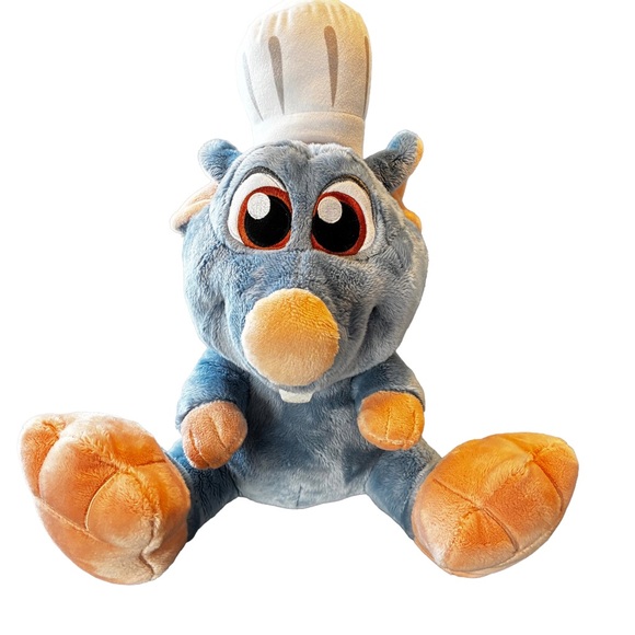 Disney Other - Disney Parks Chef Remy Big Feet Plush 14” Ratatouille